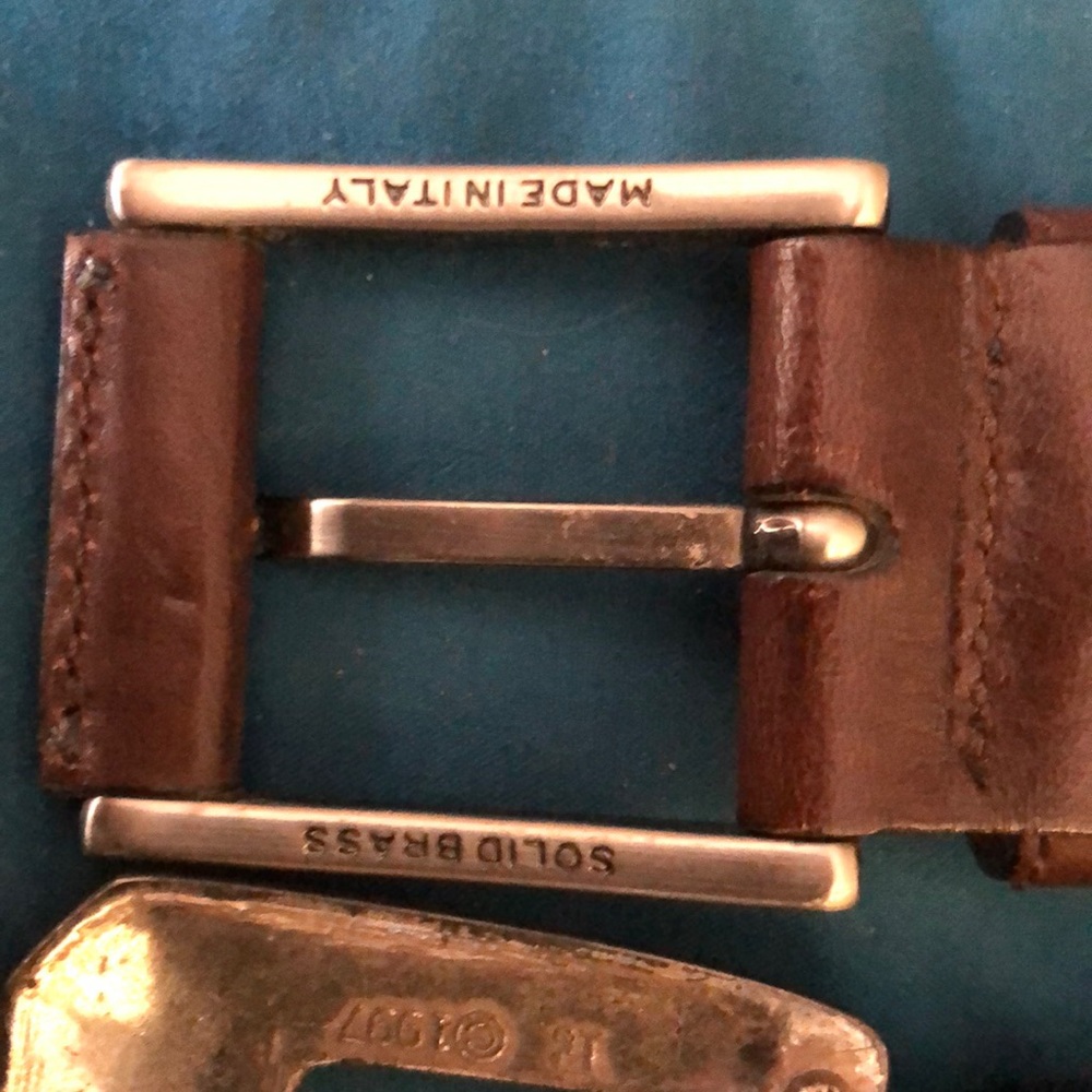 Two men’s belts